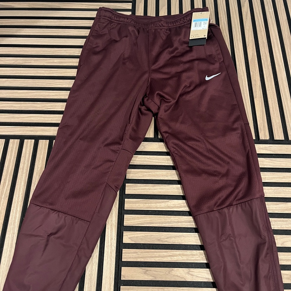 Nike Sphere Challenger Therma-FIT Running Pants Burgundy FZ1113-652 Mens Size M